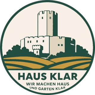 Logo Hausklar – Wir machen Haus und Garten klar.